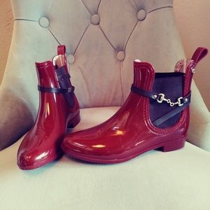 Brick Red Henry Ferrera Booties sz 7